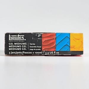 Liquitex Professional Gel Mediums Trial Set 3‑Pack 100ml Gloss Matte Heavy